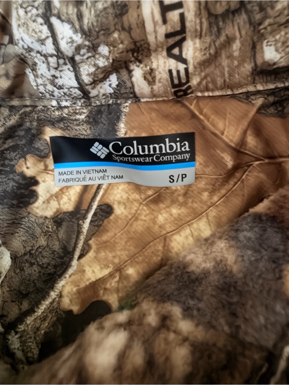 Columbia Men's Realtree Camo Jacket in Brown and Tan
